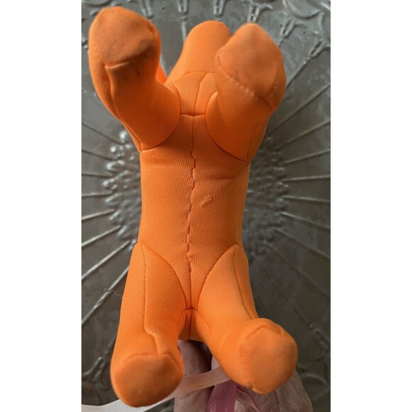 Victoria's‎ Secret Pink Mini Plush Dog Logo Stuffed Collectible 1986 Orange 2012 - Picture 9 of 12